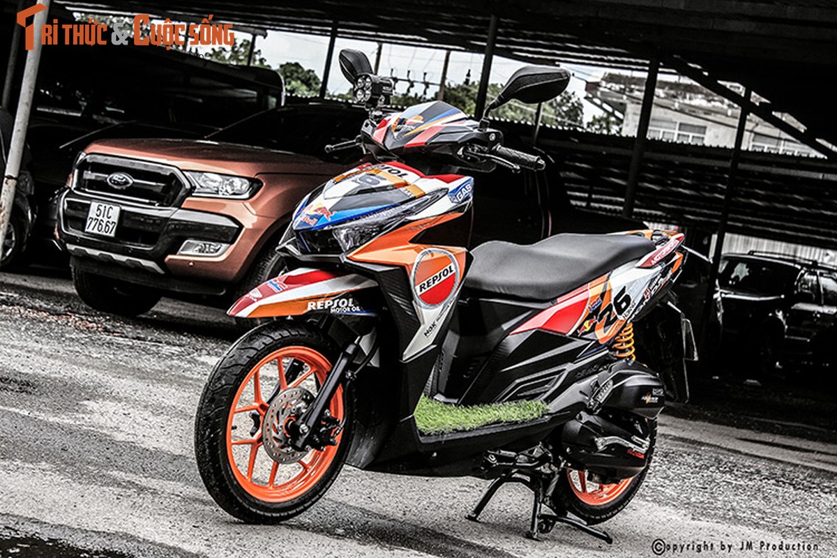 Honda Click 125i ban do Repsol 